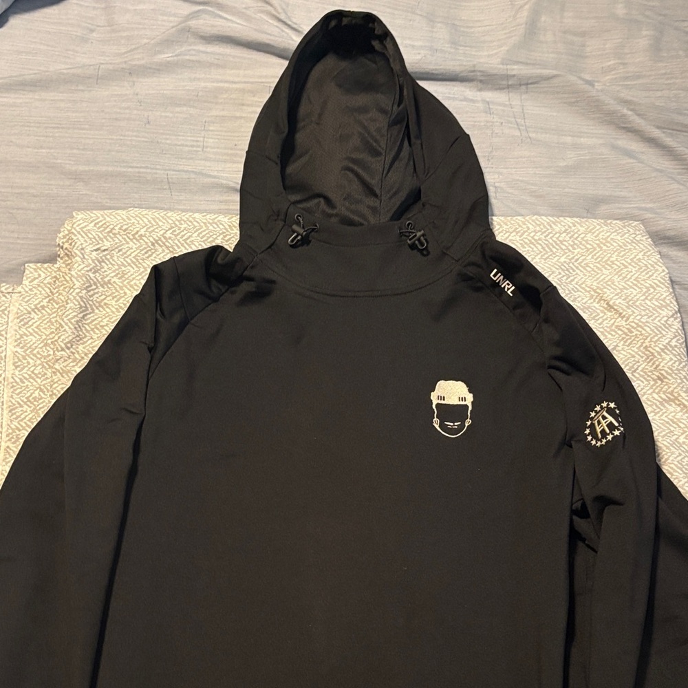 Black Barstool Sports by UNRL Hoodie Hockey/Golf-Spittin' Chiclets